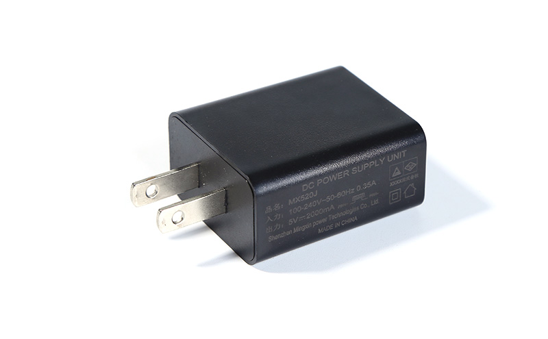 平板電腦電源適配器5V2A-2.4A過PSE認證 TUV發(fā)證 高光面和啞光面兩種